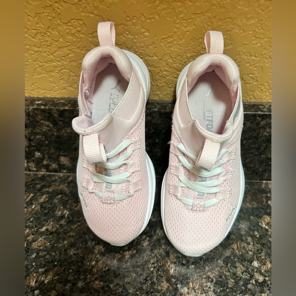 Puma Kids Light Pink Sneakers - Picture 6 of 9
